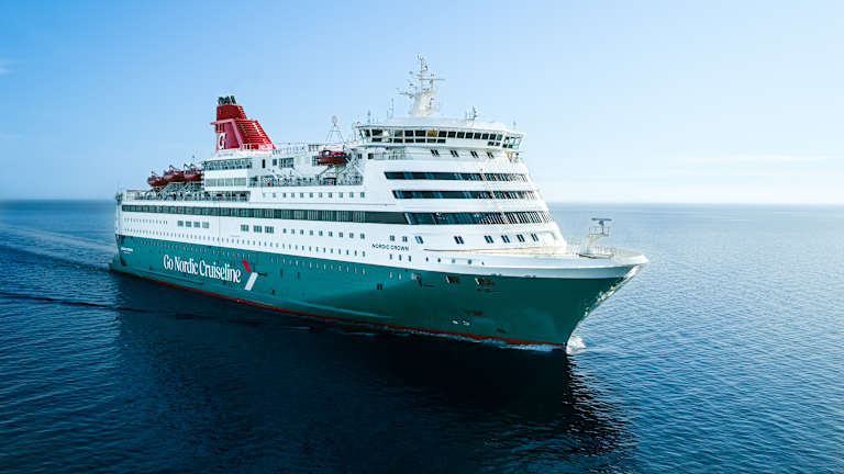 Go Nordic Cruiseline sin båt på havet