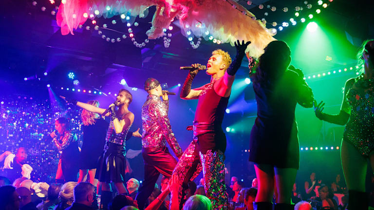 Showartister på scen