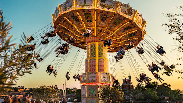 Berg och dalbana på Gröna Lund