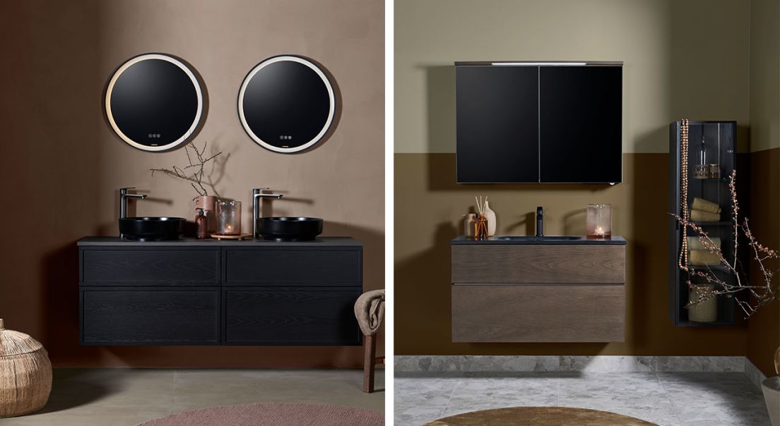 Baderomstrender 2024: Bad i natur- og jordtoner, med innredning fra Svedberg