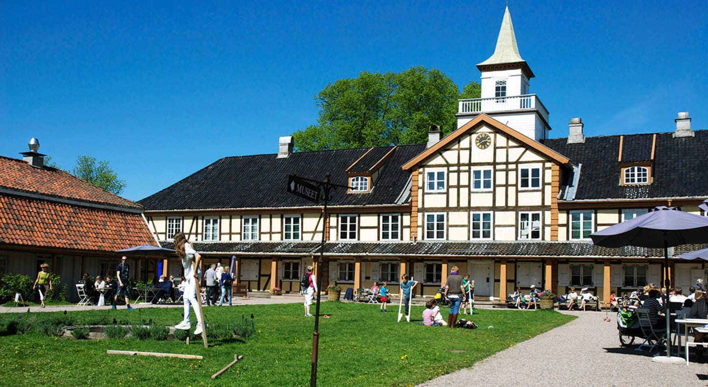 Bymuseet holder til i en koselig bygning i Frognerparken.