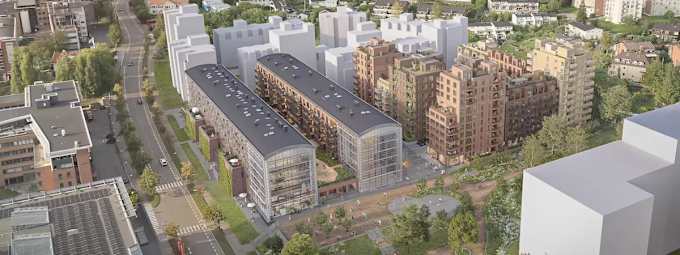 Prosjektside for Glasshallene, Nydalen