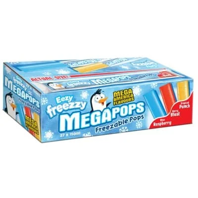 Eezy Freezzy Freezable Mega Pops 27 x 150ml