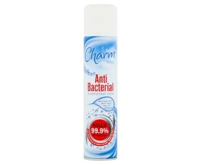 Charm Anti Bacterial Disinfectant Spray 12 x 300ml