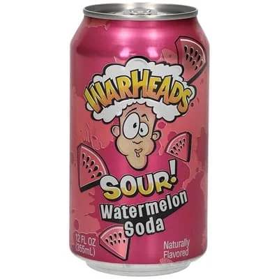 Warheads Sour Watermelon Soda 12 x 330ml