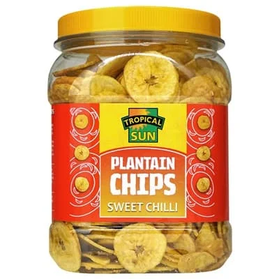Tropical Sun Plantain Chips - Sweet Chilli 450g