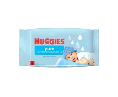 Huggies Pure Baby Wipes 12 x 48s