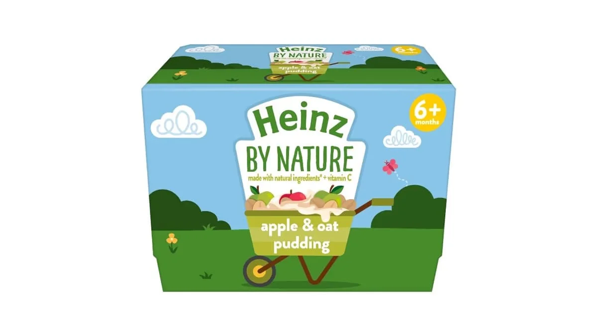 HNZ Apple Oatmeal Pudding 4 x 3x100g