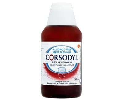 Corsodyl Mouthwash Alcohol Free 6 x 300ml