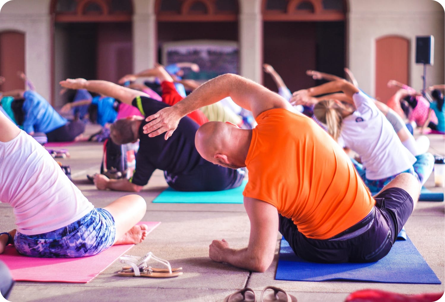 Yoga class