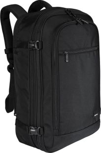 Front facing view of the Amazon Basics Canvas Laptop Backpack