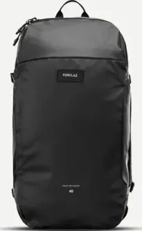 Front facing view of the Forclaz Travel 500 Organizer 40L Backpack