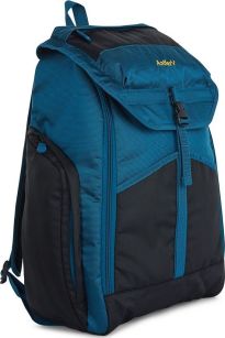 Front facing view of the Tundra Backpack Teal