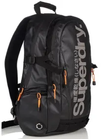 Front facing view of the SuperDry Mega Ripstop Tarp Backpack