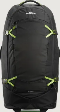 Front facing view of the Kathmandu Hybrid 70L Trolley