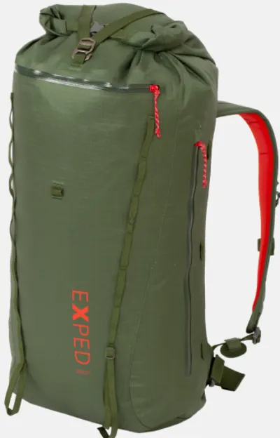 Front facing view of the Exped Serac 35