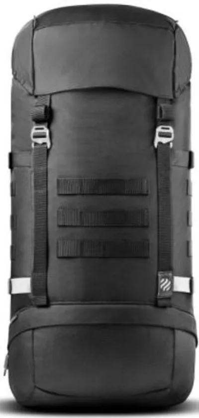 Front facing view of the HEIMPLANET Monolith Rucksack 45+