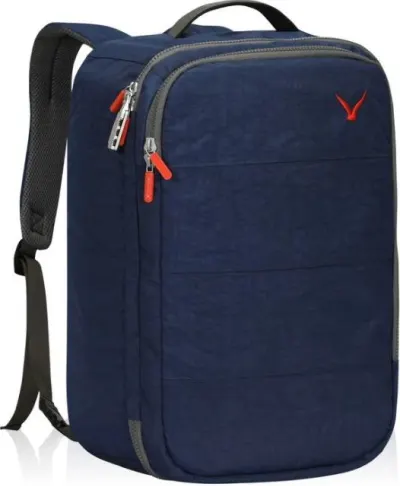 Front facing view of the Hynes Eagle 36L Carry on Backpack with RFID Blocking Pocket Weekender Cabin Bag