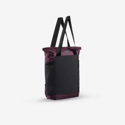 Front facing view of the Forclaz 2in1 Tote 15L