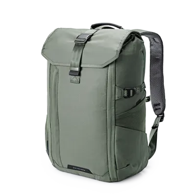Front facing view of the Solgaard Atlas Rolltop Backpack