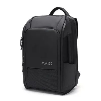 Front facing view of the Avio Gear Apex Travel Backpack