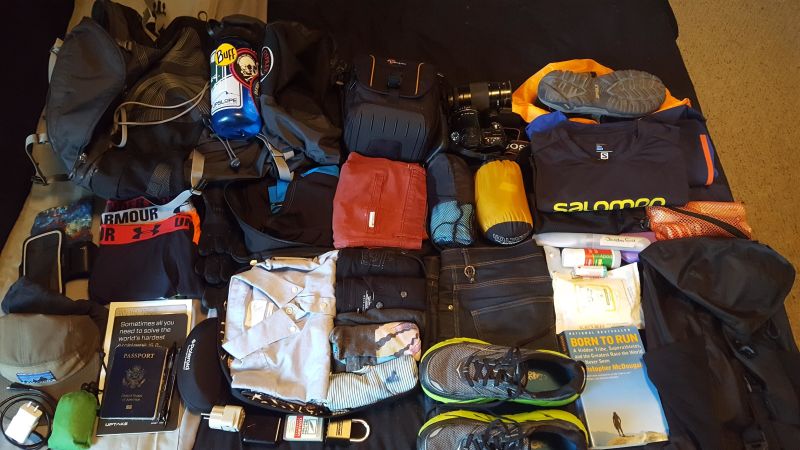 Picture of packing list titled: Giant Packing List for Two Climates