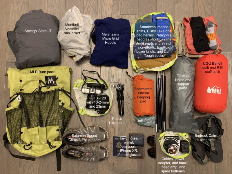 Ultralight Packing List: How to Pack Light & Travel With 1 Bag