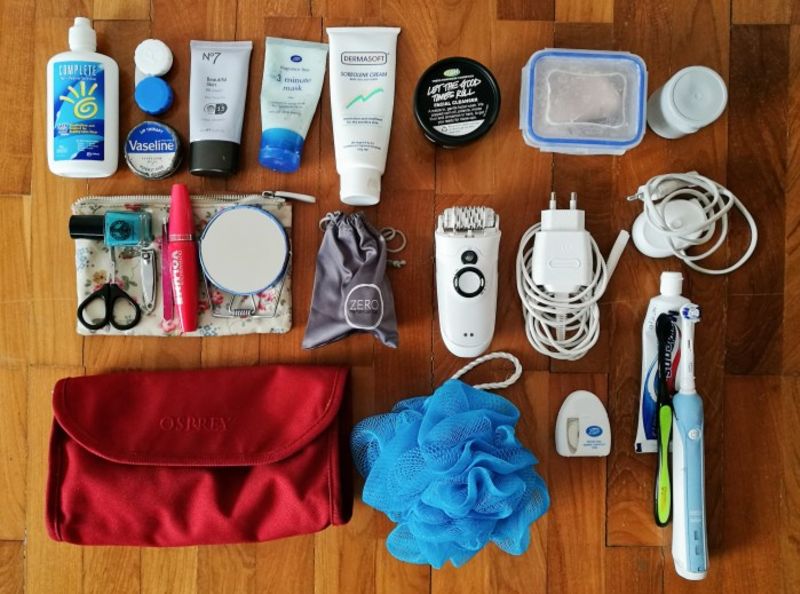 Picture of packing list titled: Minimalist Packing List from a Female One Bagger