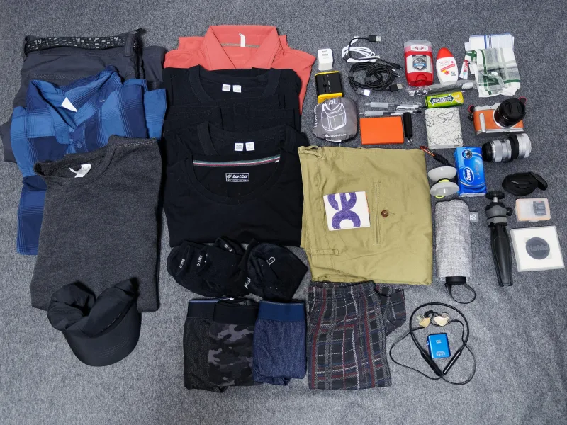 Picture of packing list titled: Nothing Fancy - Business Trip to Singapore