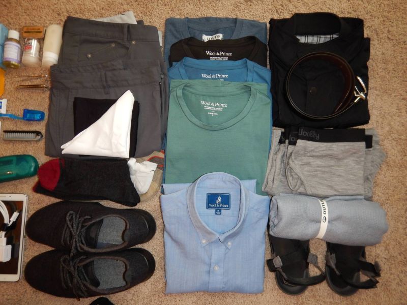 Picture of packing list titled: Super Efficient European Summer Travel Packing List