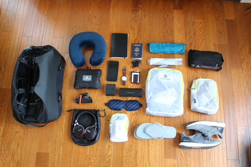 Picture of packing list titled: First Time OneBag Travel: 3 Weeks in Asia (Hong Kong, Japan, Thailand)