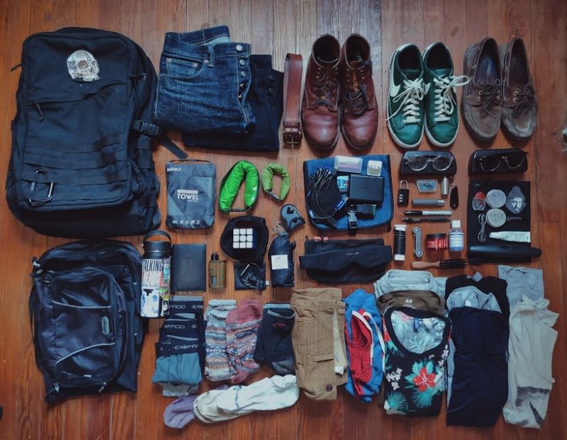 Picture of packing list titled: Packing List for Six Countries in Europe in 17 Days