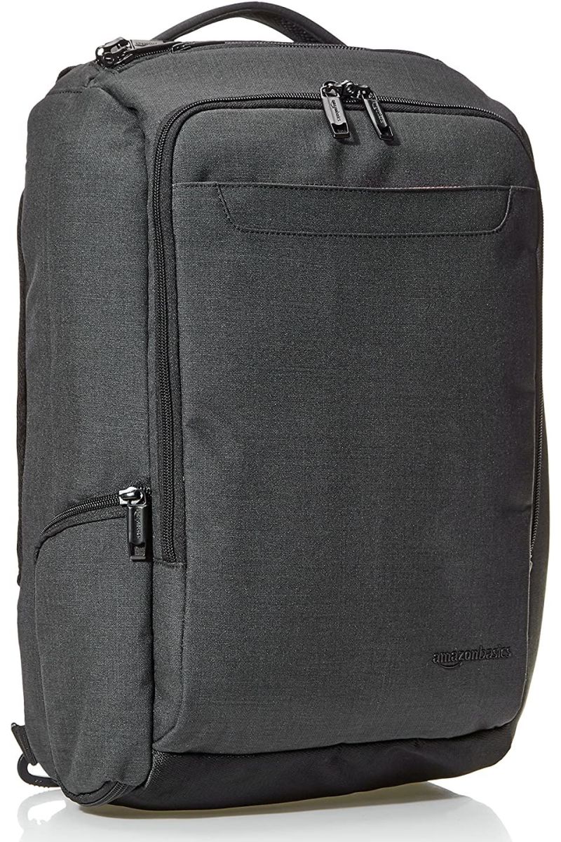 Amazon Basics Slim Carry On Laptop Travel Overnight Backpack Details ...