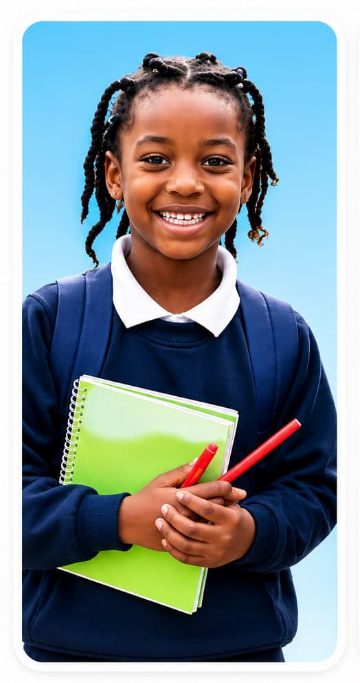 Pupils in a smart classroom
