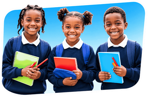Pupils at El-Bethel International Academy