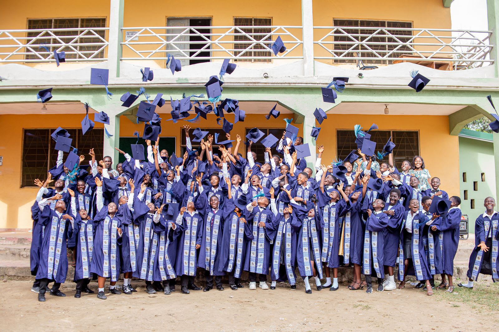 Primary 6 graduation caps