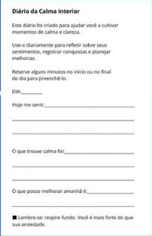Mockup Diário da Calma Interior