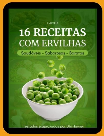 Capa 16 Receitas Criativas com Ervilhas