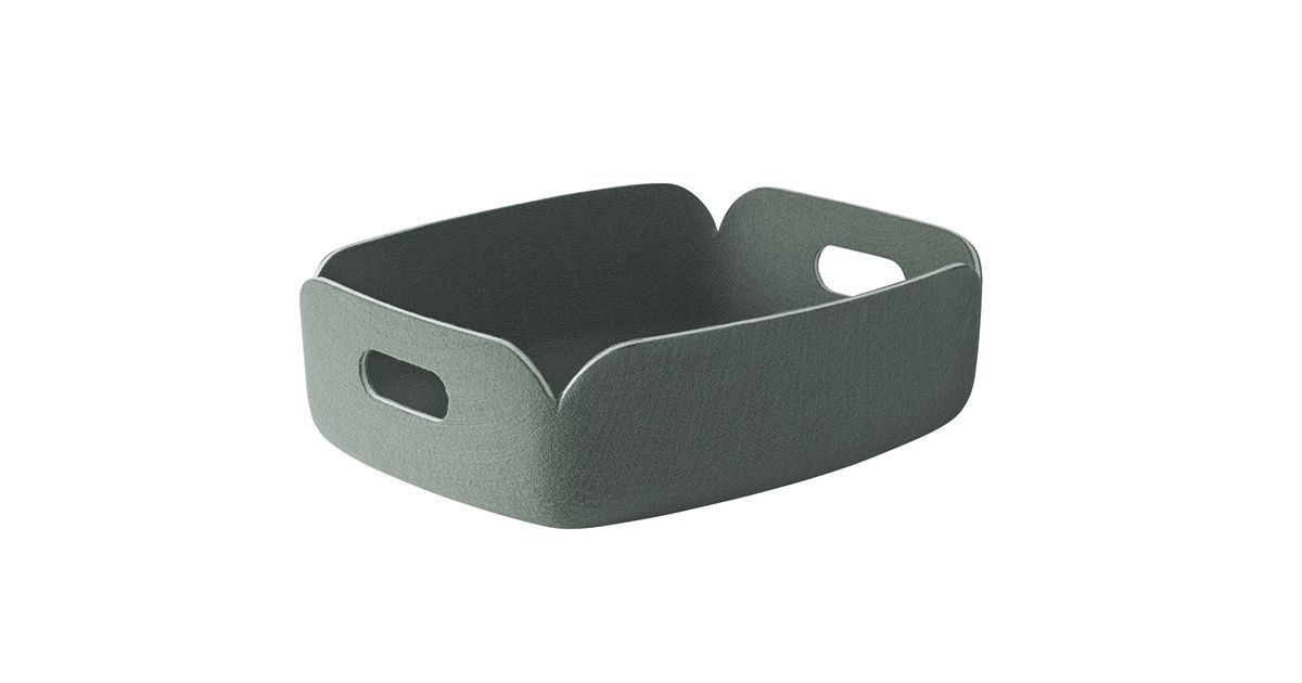 Panier de rangement Restore Tray vieux vert