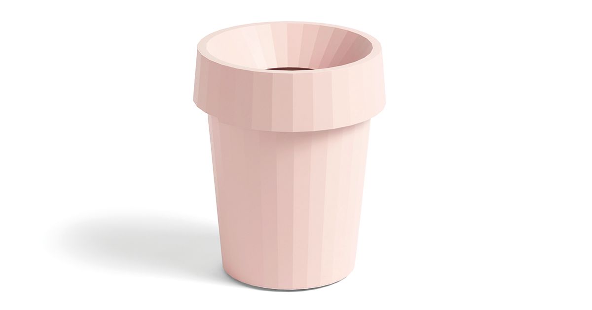 Poubelle Shade rose poudré