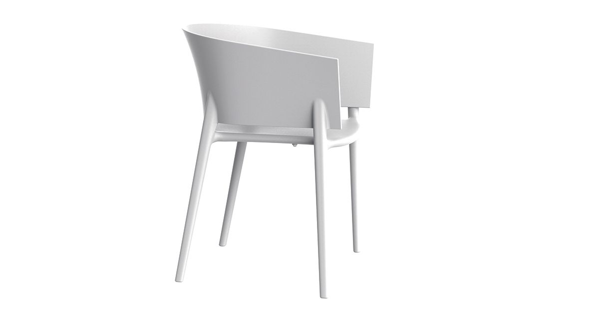 Fauteuil Africa blanc
