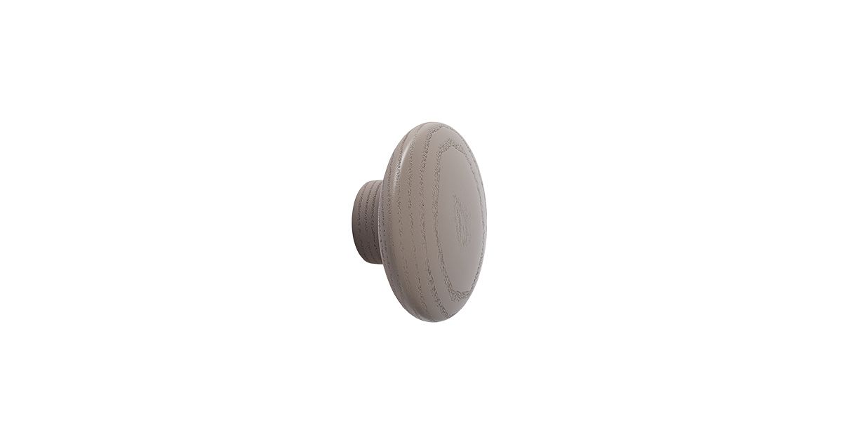 Patère Dot Bois Taupe / XS