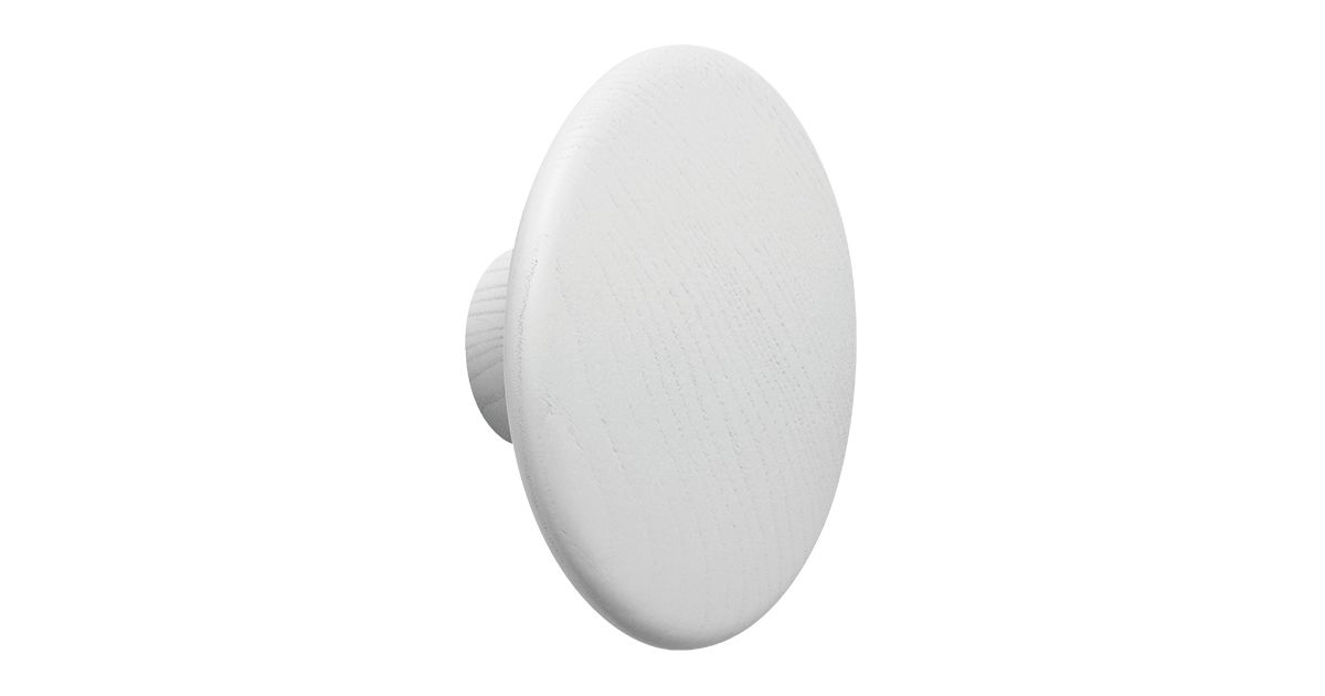 Patère Dot Bois Blanc / L