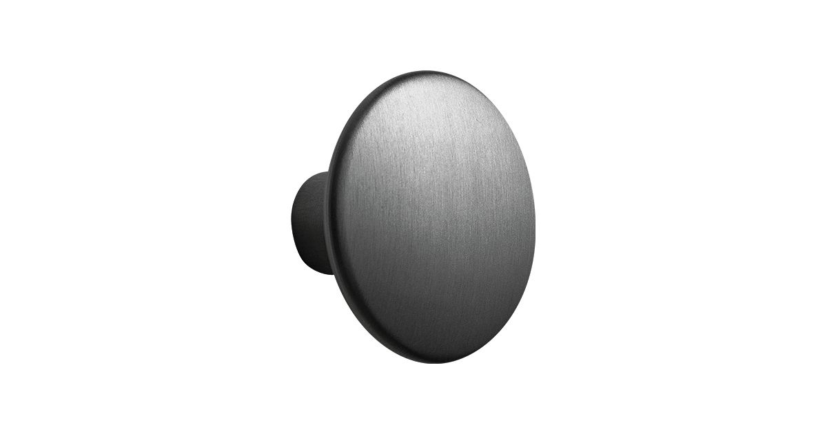 Patère Dot Métal Noir / L