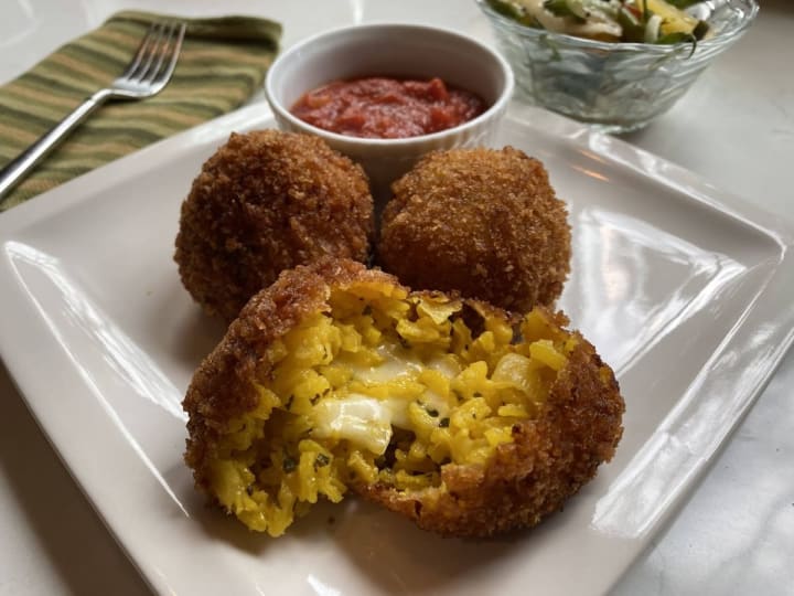 Virtual Cook Along: Arancini (Crispy Risotto Fritters) Workshop Photo