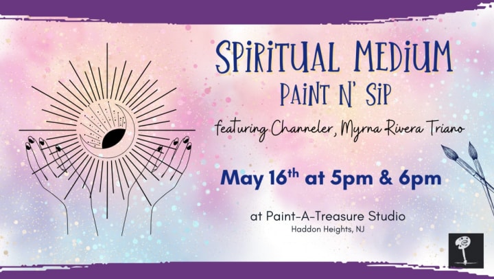 Spiritual Medium Paint N Sip - May 16th Photo