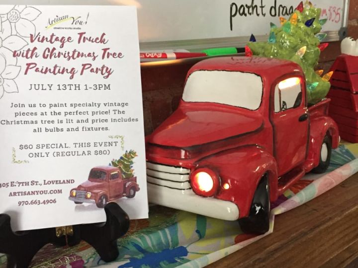 Christmas In July Truck Tree Class