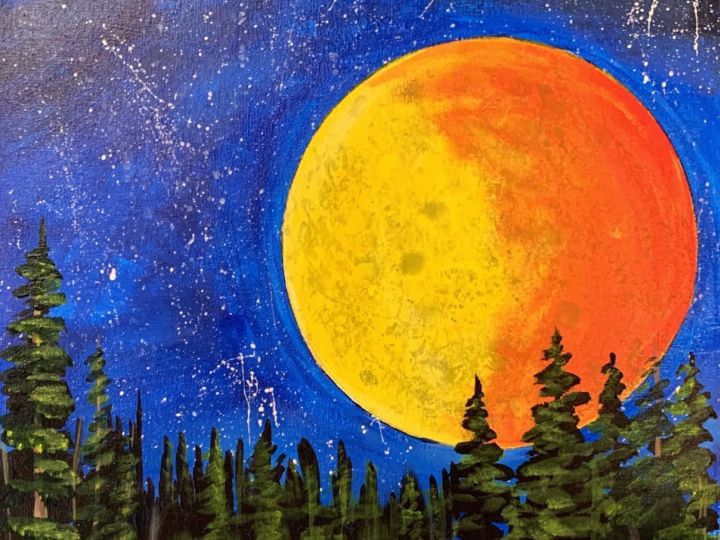 GLOWING MOON $25 CLASS!!