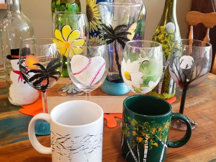 Paint on Glassware wrong one