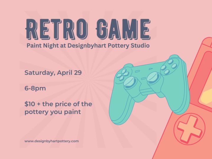 Retro Games Paint Party